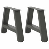 Coffee Table Legs A-Shaped 2 Pcs   Steel