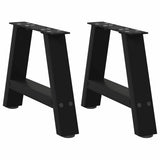 Coffee Table Legs A-Shaped 2 Pcs   Steel