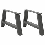 Coffee Table Legs A-Shaped 2 Pcs   Steel