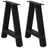 Coffee Table Legs A-Shaped 2 Pcs   Steel
