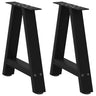 Coffee Table Legs A-Shaped 2 Pcs   Steel