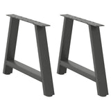 Coffee Table Legs A-Shaped 2 Pcs   Steel