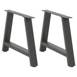 Coffee Table Legs A-Shaped 2 Pcs   Steel