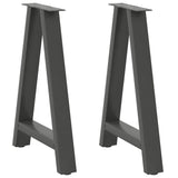 Coffee Table Legs A-Shaped 2 Pcs   Steel