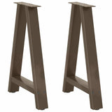 Coffee Table Legs A-Shaped 2 Pcs   Steel