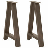 Coffee Table Legs A-Shaped 2 Pcs   Steel