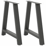Coffee Table Legs A-Shaped 2 Pcs   Steel