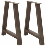 Coffee Table Legs A-Shaped 2 Pcs   Steel