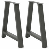 Coffee Table Legs A-Shaped 2 Pcs   Steel