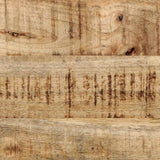 Coffee Table 90X50X36 Cm Solid Rough Wood Mango