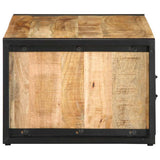 Coffee Table 90X50X36 Cm Solid Rough Wood Mango