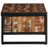 Coffee Table Multicolour 90X50X36 Cm Solid Wood Reclaimed