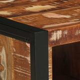 Coffee Table Multicolour 90X50X36 Cm Solid Wood Reclaimed
