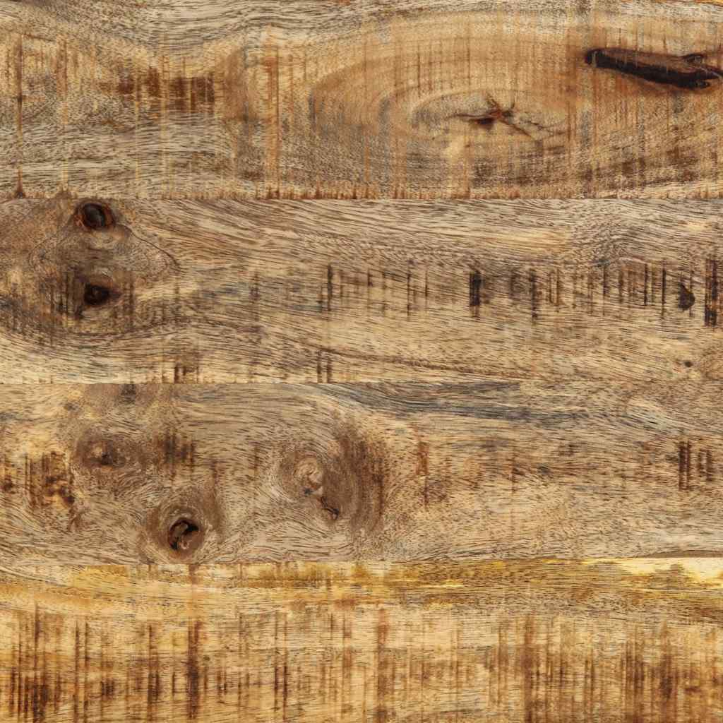 Coffee Table 90X50X36 Cm Solid Rough Wood Mango