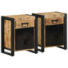 Bedside Cabinet 40X30X50 Cm Solid Wood Reclaimed