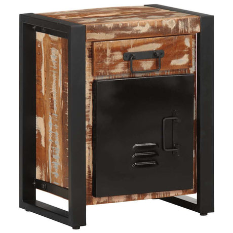 Bedside Cabinet 40X30X50 Cm Solid Wood Reclaimed