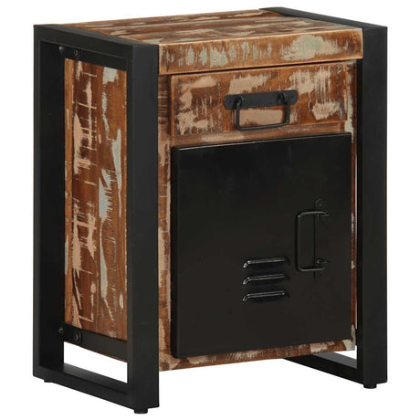 Bedside Cabinet 40X30X50 Cm Solid Wood Reclaimed