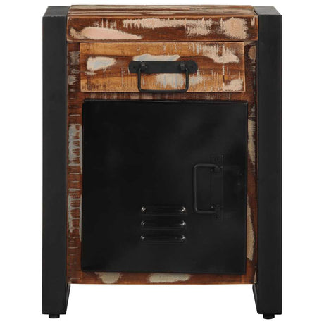 Bedside Cabinet 40X30X50 Cm Solid Wood Reclaimed