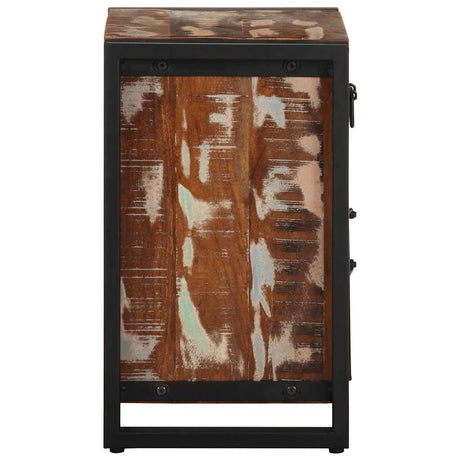 Bedside Cabinet 40X30X50 Cm Solid Wood Reclaimed