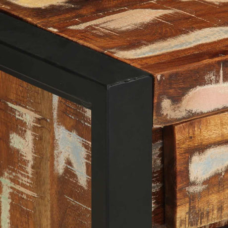 Bedside Cabinet 40X30X50 Cm Solid Wood Reclaimed