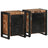 Bedside Cabinets 2 Pcs Solid Rough Wood Mango