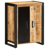 Sideboard 55X35X70 Cm Solid Rough Wood Mango
