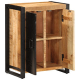 Sideboard 55X35X70 Cm Solid Rough Wood Mango