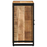 Sideboard 55X35X70 Cm Solid Rough Wood Mango
