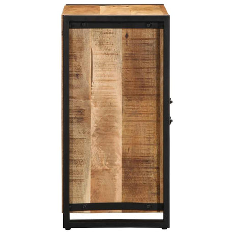 Sideboard 55X35X70 Cm Solid Rough Wood Mango