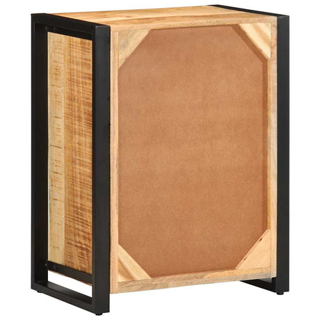 Sideboard 55X35X70 Cm Solid Rough Wood Mango
