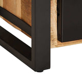 Sideboard 55X35X70 Cm Solid Rough Wood Mango