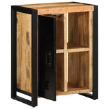 Sideboard 55X35X70 Cm Solid Rough Wood Mango
