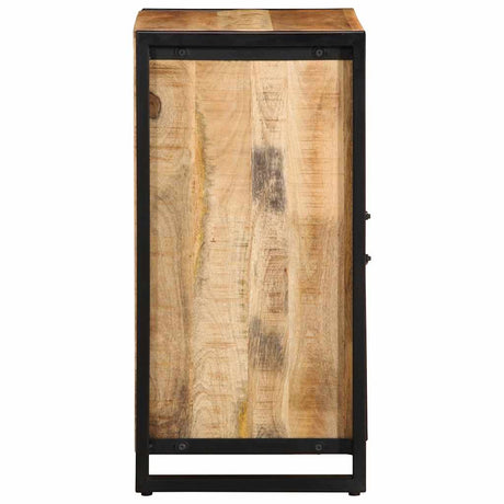 Sideboard 55X35X70 Cm Solid Rough Wood Mango