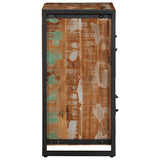 Sideboard Multicolour 55x35x70 cm Solid Wood Reclaimed