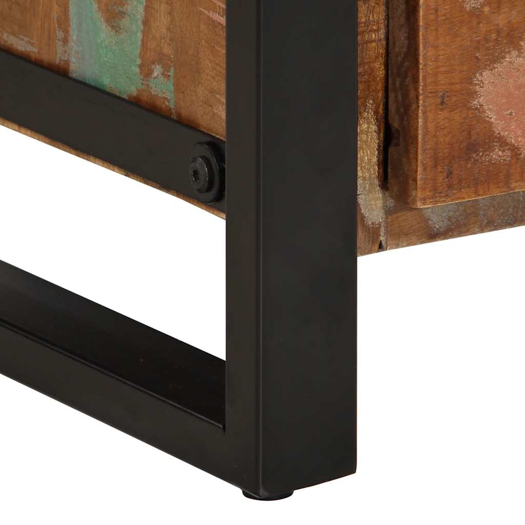Drawer Cabinet Multicolour 40x40x75 cm Solid Wood Reclaimed