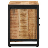 Tv Cabinet 80X30X40 Cm Solid Rough Wood Mango