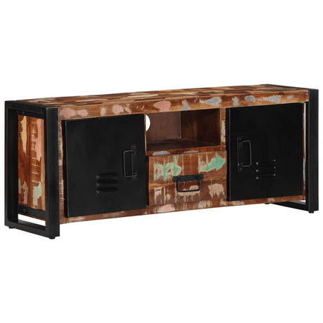 Tv Cabinet 100X30X40 Cm Solid Wood Reclaimed