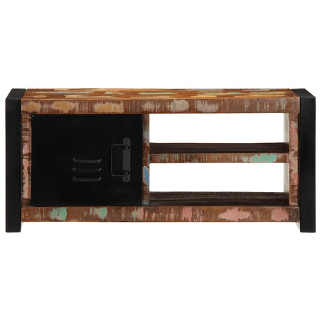 Tv Cabinet 80X30X35 Cm Solid Wood Reclaimed