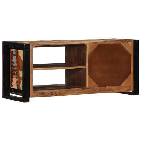 Tv Cabinet 80X30X35 Cm Solid Wood Reclaimed