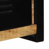 Tv Cabinet 100X30X35 Cm Solid Rough Wood Mango