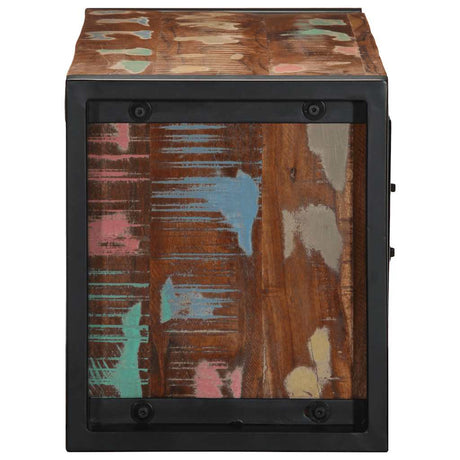 Tv Cabinet 80X30X35 Cm Solid Wood Reclaimed