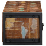 Tv Cabinet 100X30X25 Cm Solid Wood Reclaimed
