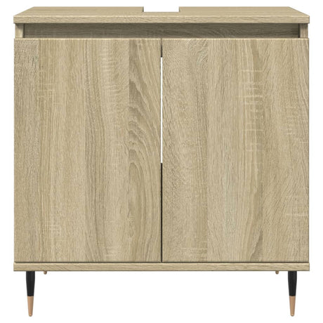 3 Piece Bathroom Furniture Set Engineered Wood