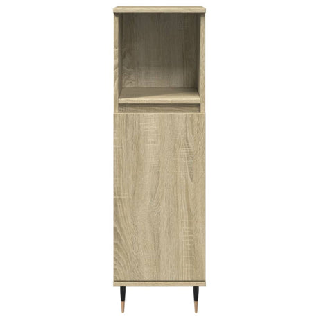 3 Piece Bathroom Furniture Set Engineered Wood