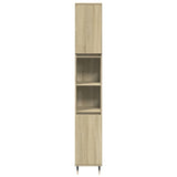 3 Piece Bathroom Furniture Set Engineered Wood
