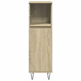3 Piece Bathroom Furniture Set Engineered Wood