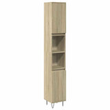 3 Piece Bathroom Furniture Set Engineered Wood