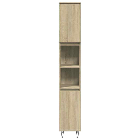 3 Piece Bathroom Furniture Set Engineered Wood
