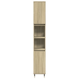 3 Piece Bathroom Furniture Set Engineered Wood
