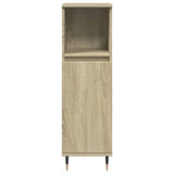 3 Piece Bathroom Furniture Set Engineered Wood